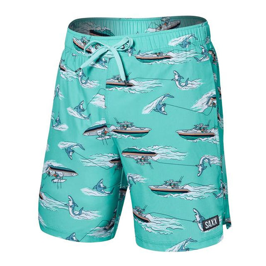 White Smoke Men's Oh Buoy 2N1 Swim Shorts