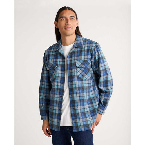 Dark Slate Gray Men's Plaid Board Shirt