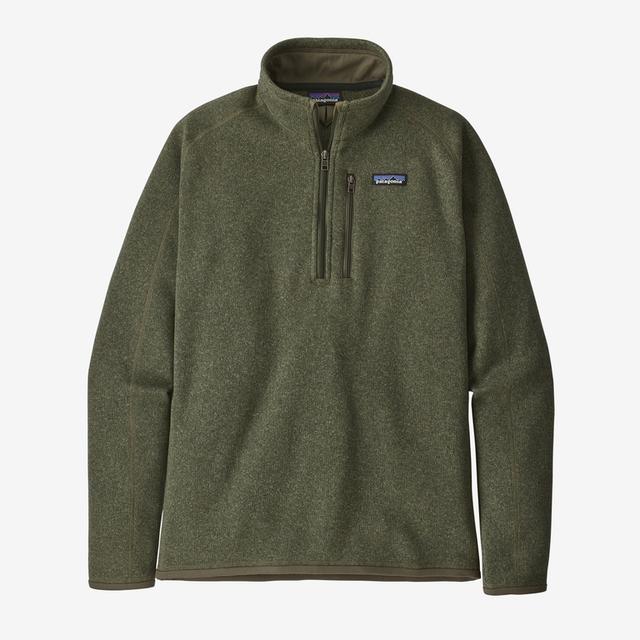 Dark Olive Green Men's Better Sweater 1/4 Zip