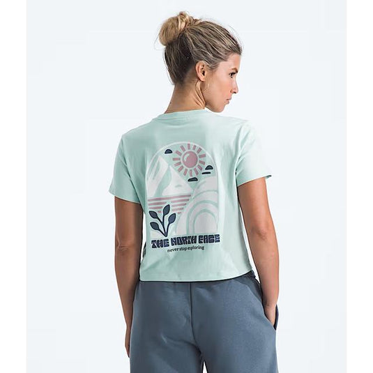 White Smoke Women's Tri-Blend Sun Cutie Short-Sleeve Tee