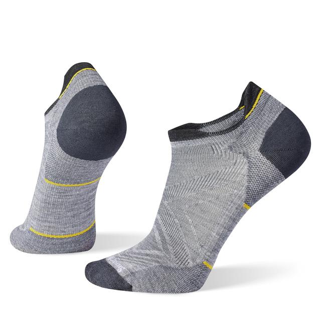 Light Slate Gray Run Zero Cushion Low Ankle Socks