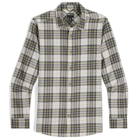 Light Slate Gray Men's Ravenna Flannel Shirt