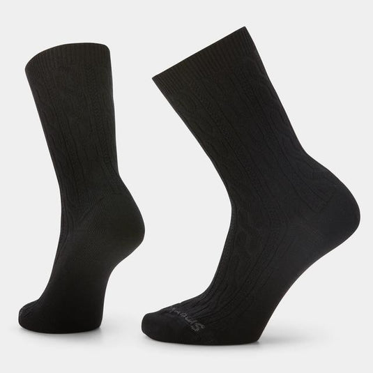 Lavender Women's Everyday Cable Crew Socks