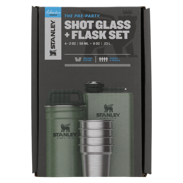 Dark Slate Gray The Pre-Party Shotglass + Flask Set