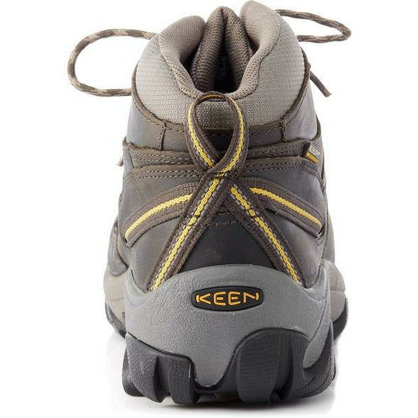 Load image into Gallery viewer, Dim Gray Keen Men&#39;s Targhee II Mid Black Olive\Yellow
