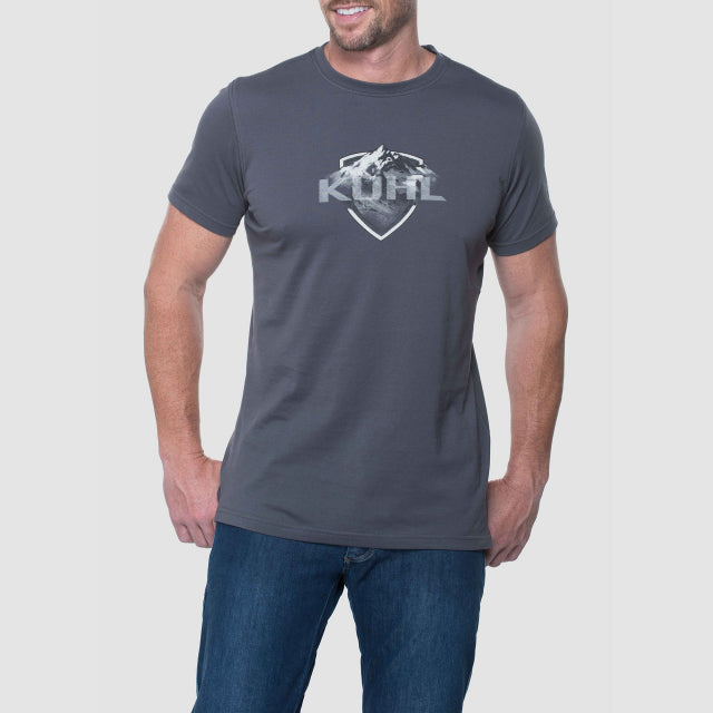 Light Gray Men's Born in the Mountains T