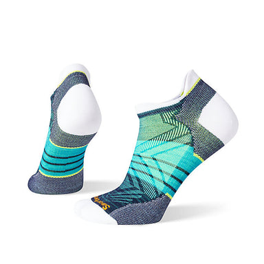 Dark Slate Gray Women's Run Zero Cushion Stripe Low Ankle Socks