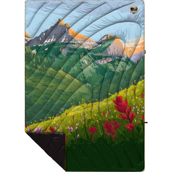 Load image into Gallery viewer, Dark Olive Green Original Puffy - Glacier National Park
