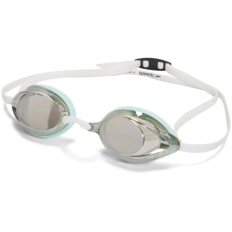 Light Gray Speedo Women's Vanquisher 2.0Mirrored Goggle