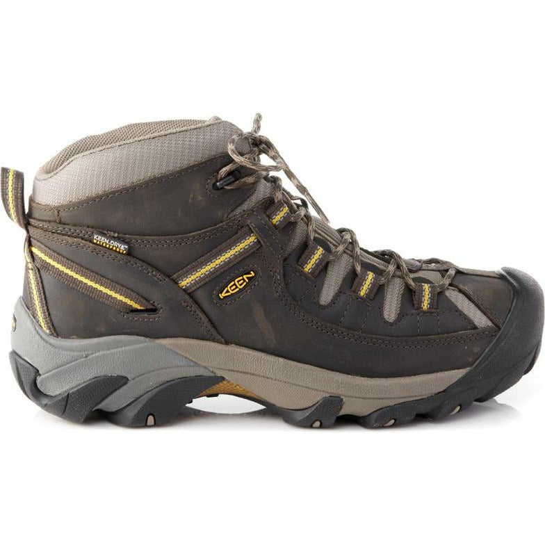 Load image into Gallery viewer, Dark Slate Gray Keen Men&#39;s Targhee II Mid Black Olive\Yellow
